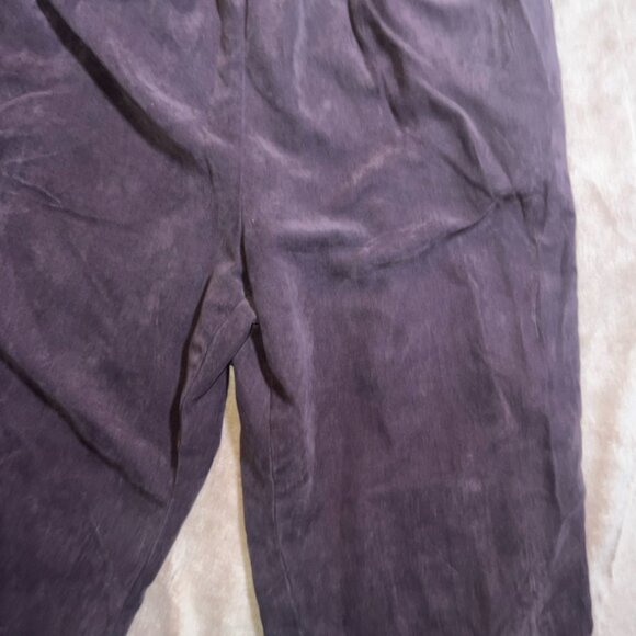 Alfred Dunner Women‎ 18W Brown Pull On Elastic Pants Pocket 100% Polyester (P) - Picture 4 of 7